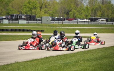 Jordan Missig takes on Daytona in his Ignite Kart