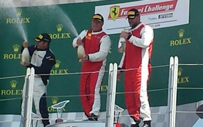 Dave Musial Takes 1st Place and Wins the Ferrari Challenge Coppa Shell