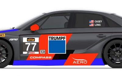 Britt Casey Jr. and Tom Long pair to helm the No. 77 TRUMPF Audi RS 3 LMS