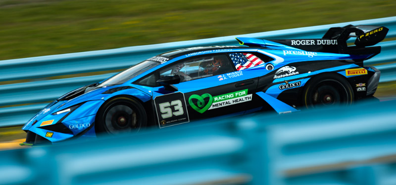 Jordan Missig & Sean Varwig Racing During IMSA’s Road America Event