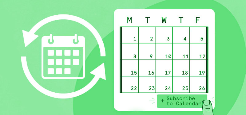 Subscribe to the Autobahn Events Calendar