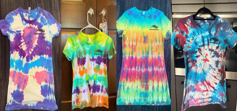 Autobahn Tie Dyes from Festival of Speed!