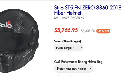 Two brand new Stilo ST5 FN size 60+ helmets For Sale