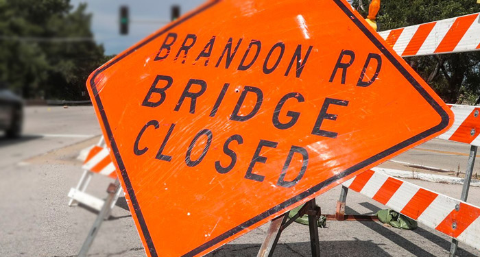 Brandon Bridge Over Des Plaines River Closed for 1 Year!