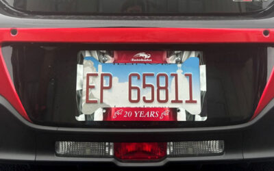 20th Anniversary License Plates Frames -Back by Popular Demand!