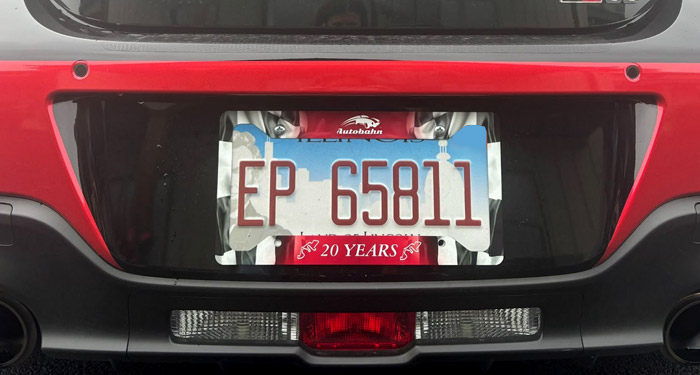 20th Anniversary License Plates Frames -Back by Popular Demand!