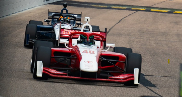 Missig Battles Forward at Iowa Speedway