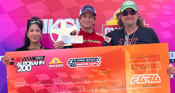 Gavin Gleitsman Takes Pro Spec Miata Win with FARA