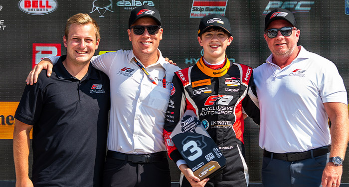 Brenden Cooley Secures Career Milestone • 1st Front Row Start & Debut Podium Finish