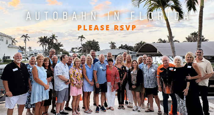 Save the Date – Join us at Autobahn in Florida • Sunday, February 15th!