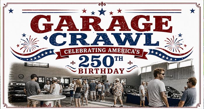 Garage Crawl – Celebrating America’s 250th Birthday