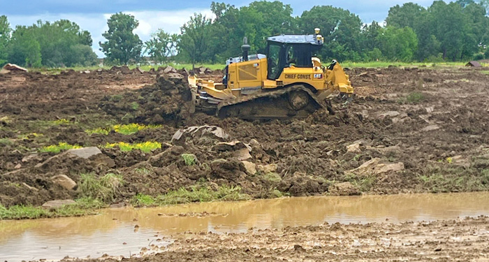 Work Continues on North Track!