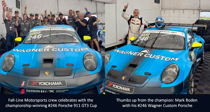 Champions! Mark Boden & Fall-Line Motorsports Clinch 2026 Porsche Sprint Challenge GT3 Cup Masters Title